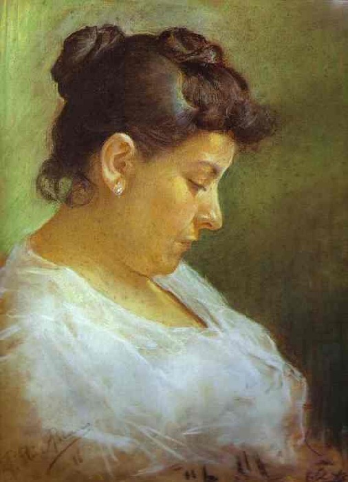 Портрет матери художника (1896 год), написанный 15-летним Пикассо.