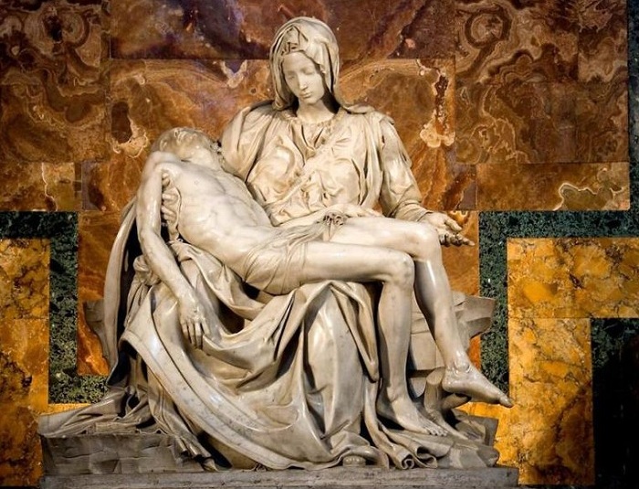 «Рietа». «Оплакивание Христа».(1498).Автор: Микеланджело Буонарроти |Фото:livemaster.ru.