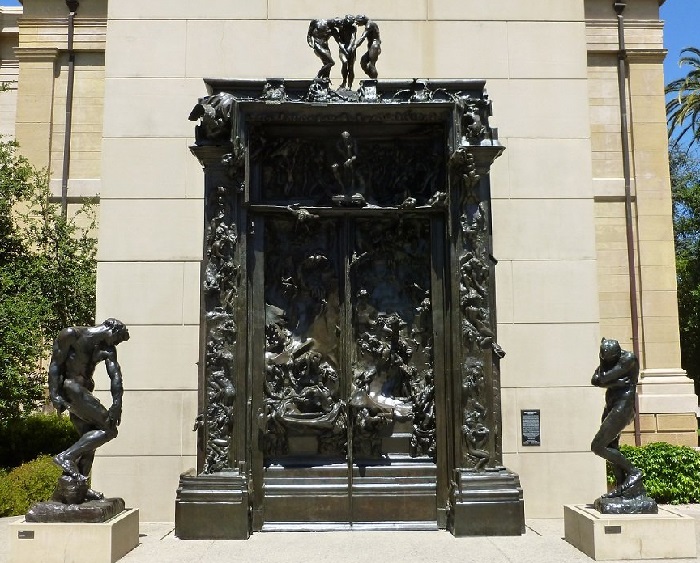 «Врата ада», Бронзовый рельеф 635 × 400 × 94 см 1880–1917 гг. Хранится в музее Орсе в Париже, Франция. | Фото: magazineart.art.