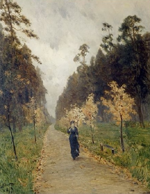 Осенний день. Сокольники. (1879). Автор: Исаак Левитан.