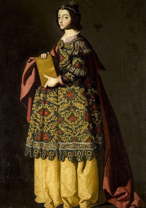 Святая Матильда 1640-1650. Музей изящных искусств, Севилья