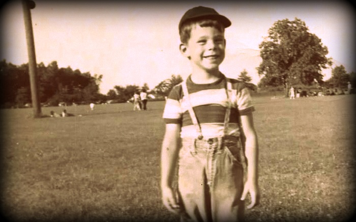 Стивен Кинг в детстве. 4 июля 1952 года.