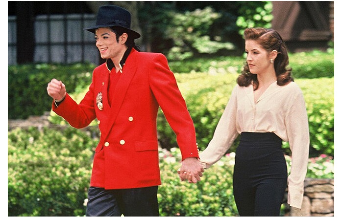 Майкл Джексон и Лиза Пресли.