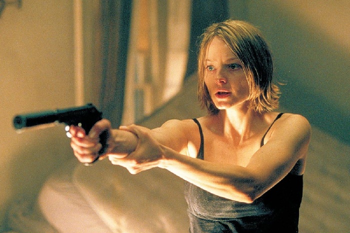 Джоди Фостер в роли Мег Олтман. «Комната страха», (2002).