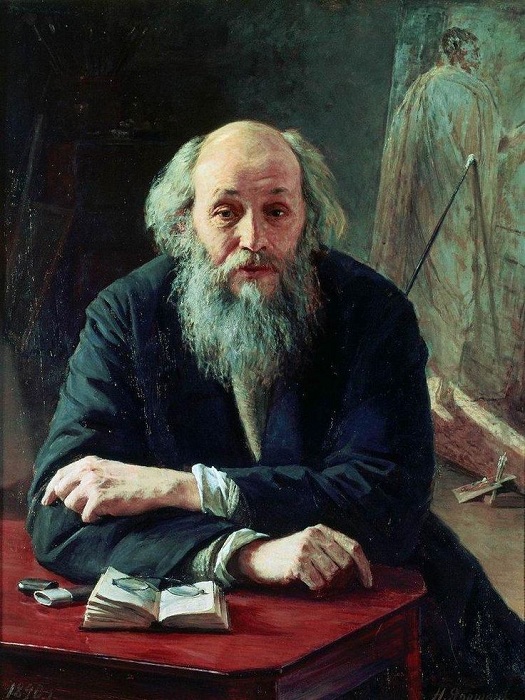 «Портрет художника Николая Ге». Автор: Н. Ярошенко.