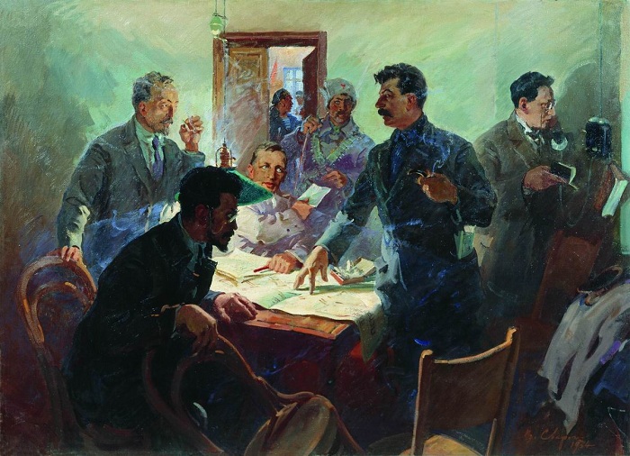 Штаб Октября. (1934 год). Автор: Василий Сварог.