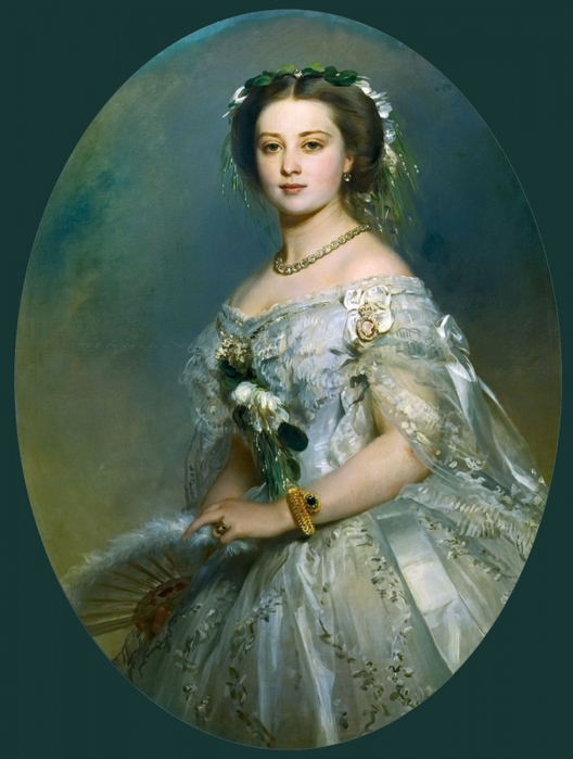 Леди Констанция Левесон-Гоуэр (1834-80), позднее герцогиня Вестминстер. Автор: Франц Ксавер Винтерхальтер.