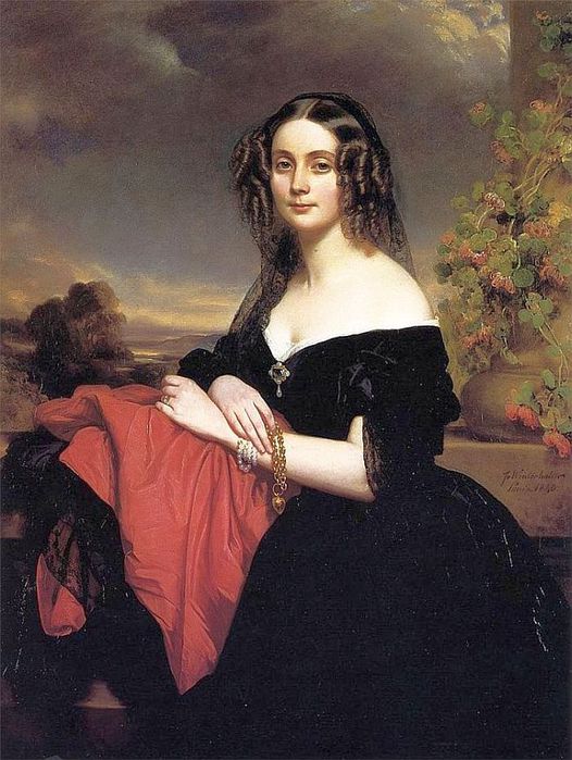 Клэр де Берн, герцогиня Валломброзийская. Автор: Франц Ксавер Винтерхальтер.