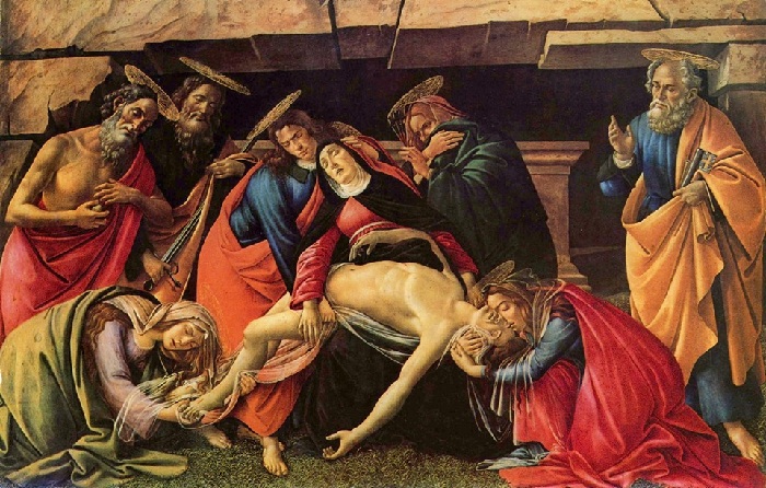 «Оплакивание Христа».(1494г.) Флоренция. Автор: Пьетро Перуджино.|Фото: 5arts.info/botticelli 