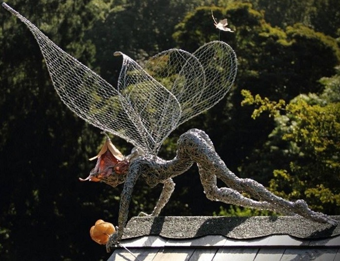 Проволочные скульптуры от Робина Уайта. | Фото: flytothesky.ru. 