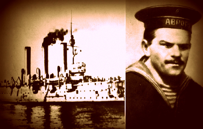 Евдоким Огнев матрос-артиллерист с крейсера «Аврора». 