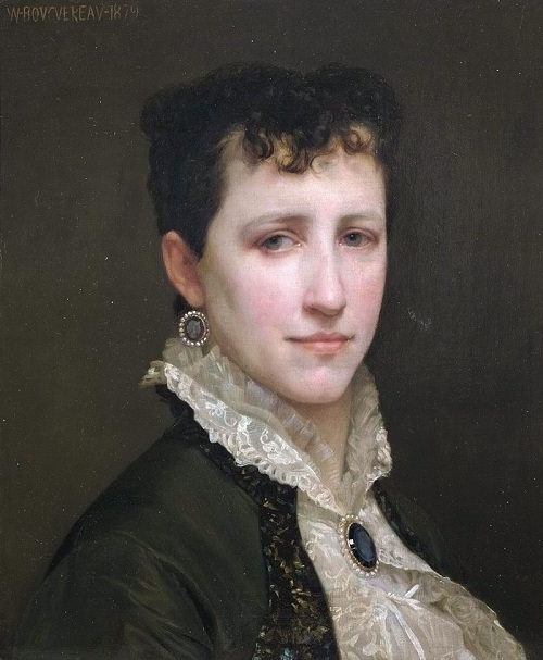 Элизабет Гарднер — вторая жена художника. (1879). Автор: William Bouguereau.