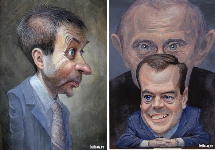  «Губернатор». «Президент и премьер». Карикатуры и шаржи от художника Дениса Лопатина
