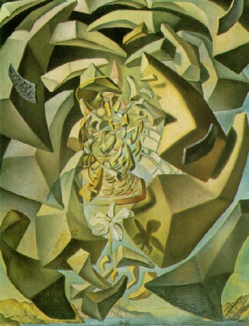 Микрофизическая Мадонна. (1954). Автор: Сальвадор Дали.