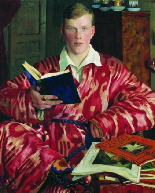  Портрет К.Б.Кустодиева. (1922). Автор: Б.М.Кустодиев.