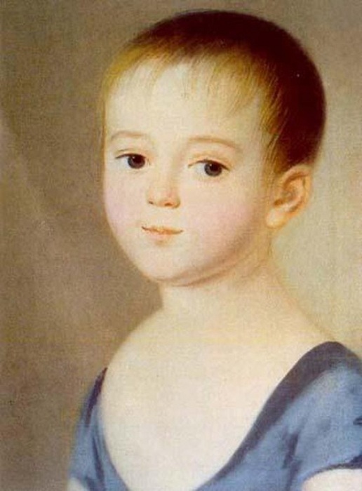 Федя Тютчев. (1805–1806). Автор: Неизвестный художник.