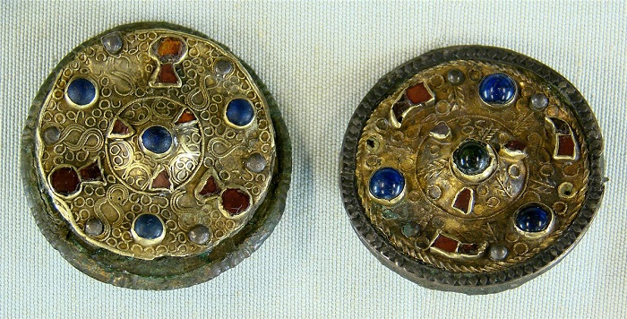 Франкские круглые фибулы. VI век