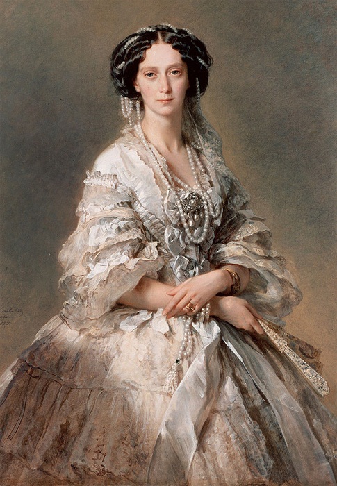 Императрица Мария Александровна. Портрет Франца Винтерхальтера, 1857 год (Эрмитаж) 