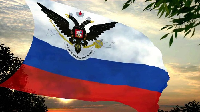 Флаг Русской Америки