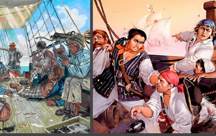 Знаменитые пираты Карибского моря.