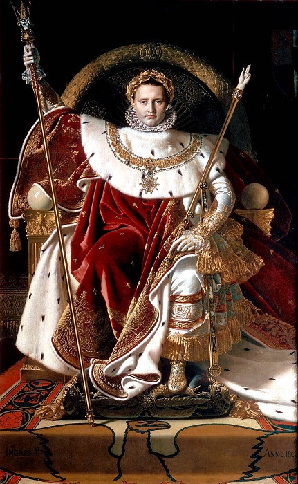 Картина Энгра «Наполеон на императорском троне»