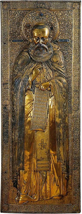 Крышка раки св. Александра Свирского. 1644 г.