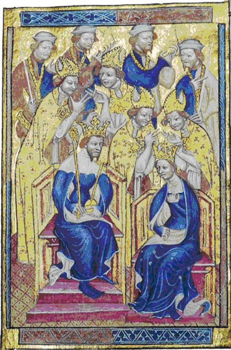 Ричард II и Анна Богемская (XIV век)