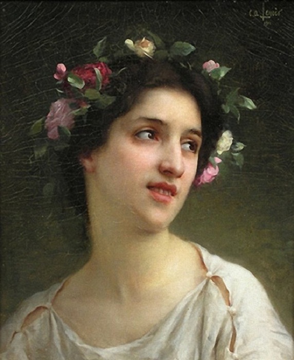 Charles AmableLenoirNymphwithFlowers
