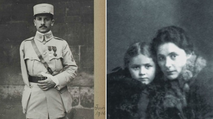 Генерал Пешков и Саломея с дочкой, ненадолго ставшие семьей.
