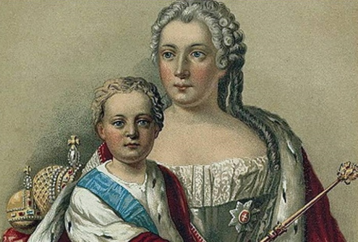 Иван VI с Анной Леопольдовной. /Фото: istorio.net