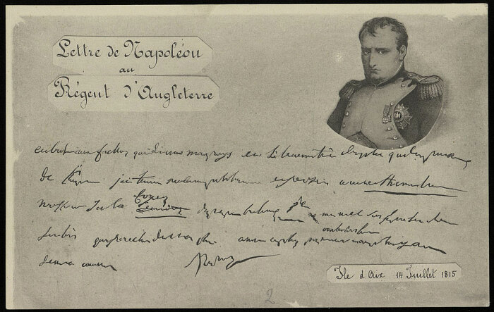 Почерк Наполеона сильно менялся на протяжении карьеры. /Фото: expositions.nlr.ru