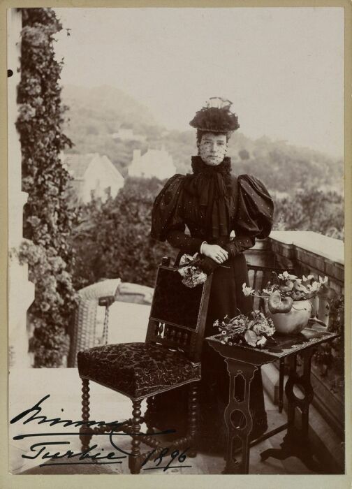 Мария Федоровна в эмиграции, 1928 год. /Фото: i.pinimg.com