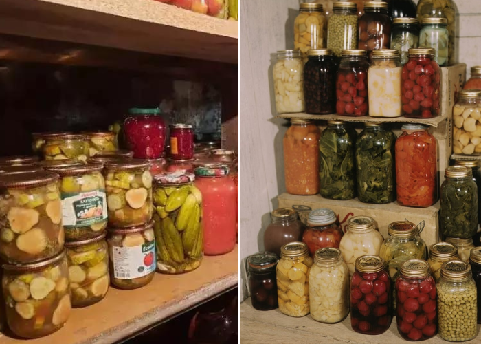 Чтобы сохранить сезонные продукты на зиму, русские домохозяйки прибегали к закатке овощей и ягод.