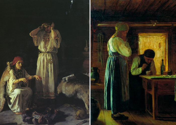 Ведьмами или знахарками на Руси называли старых вдов и незамужних женщин. 