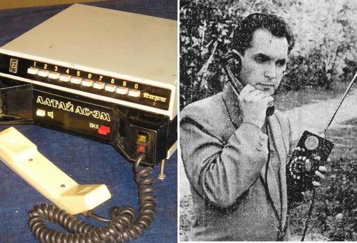 Система «Алтай» была запущена в 1983 году, а первый мобильный изобретен в 1957 году. 