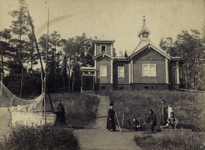 Как выглядел монастырь в конце 19-начале 20 века. /Фото: valaam.spb.ru