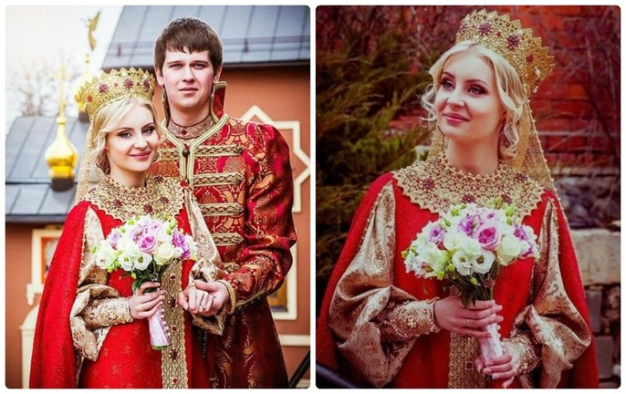 Русские костюмы на свадьбу