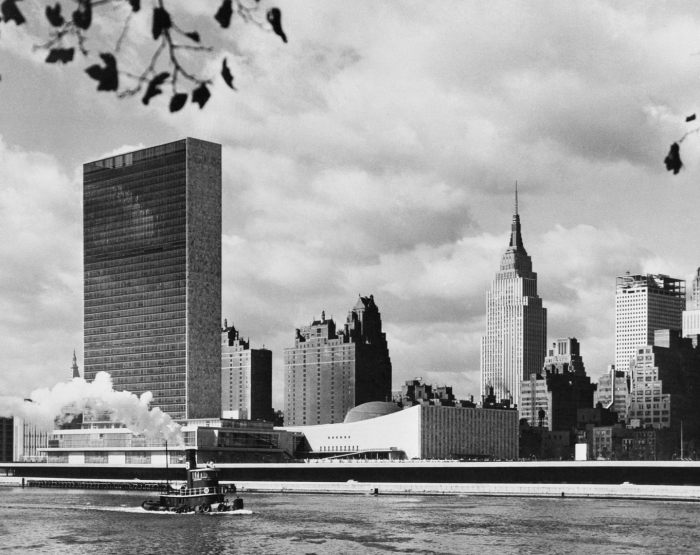 Здание ООН в Нью-Йорке, 1950-е годы./Фото: regnum.ru