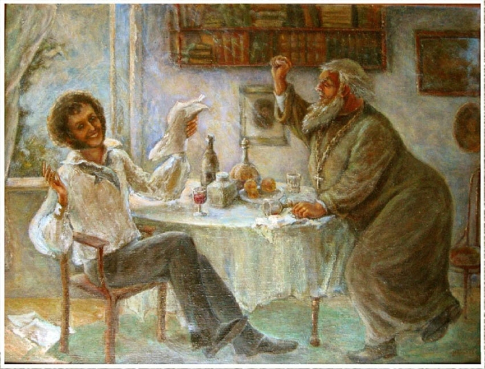 Пушкин всегда любил плотно покушать. /Фото: cdnstatic.rg.ru