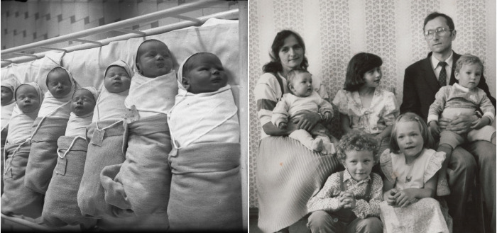 В СССР семье и рождению детей придавали большое значение.