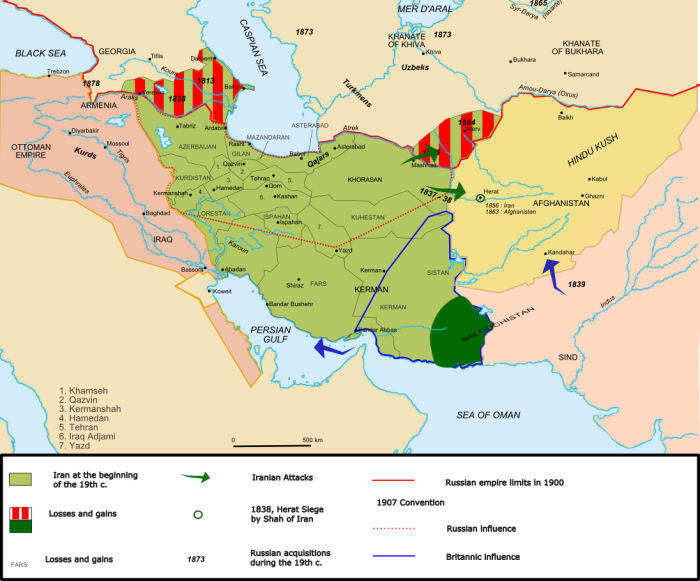 Раздел сфер влияния в Иране по англо-русскому договору. /Фото: dic.academic.ru