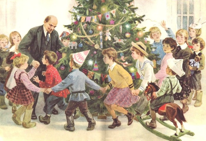 Мастер-класс новогодней открытки «Водят снеговики хоровод вокруг ёлки»