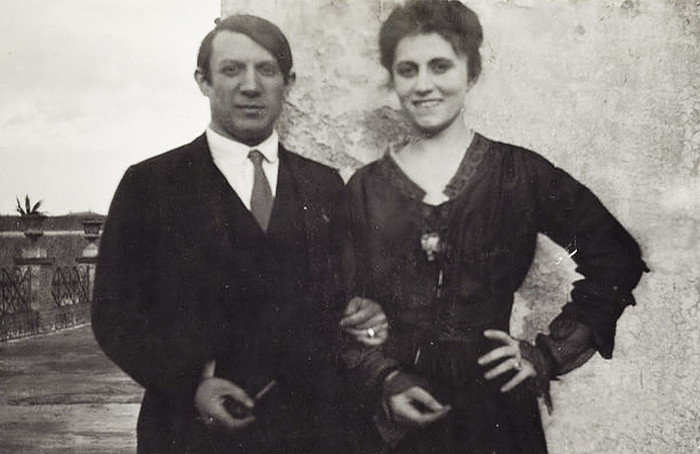 Пабло Пикассо и Ольга Хохлова.