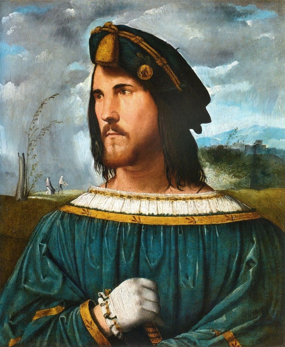 Портрет Цезаря Борджиа кисти Альтобелло Мелоне.