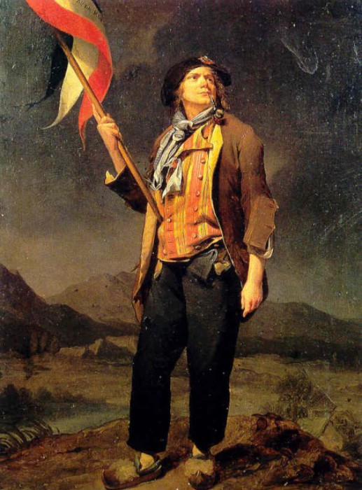 Санкюлот (т.е. революционер из народа). Картина Л. Буальи