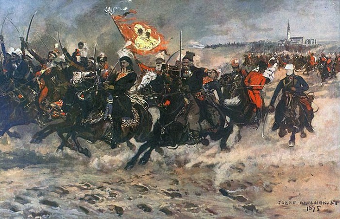 Как мятежный поляк стал отцом кавалерии США и почему американцы при жизни терпеть его не могли. Картина Йозефа Хелмонского.