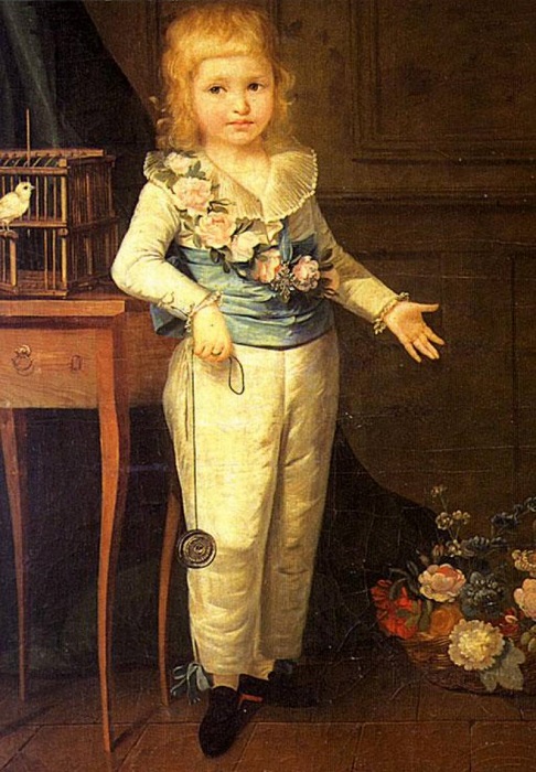 Портрет Луи Шарля в ранние годы. Художница: Элизабет-Луиза Виже-Лебрён.