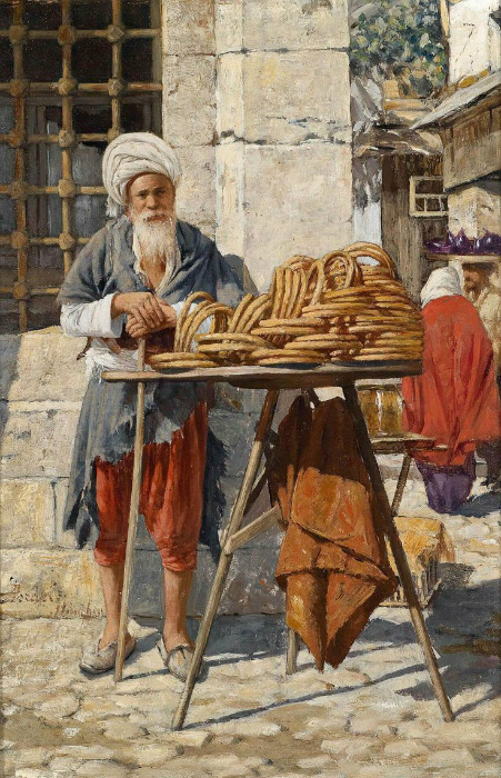 Торговец хлебом.
