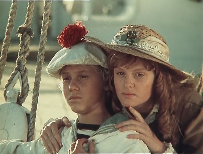 Экранизации добавили книгам Жюля Верна популярности. Кадр из советского фильма *Дети капитана Гранта*.