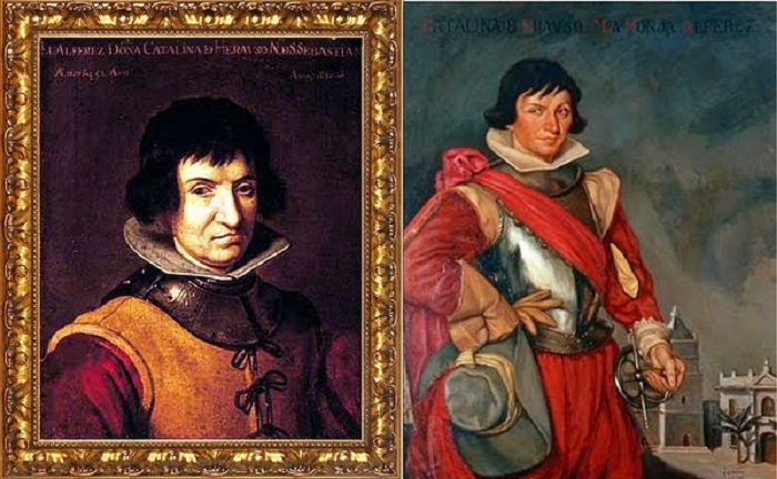 Прижизненный и посмертный портреты де Эрасо.